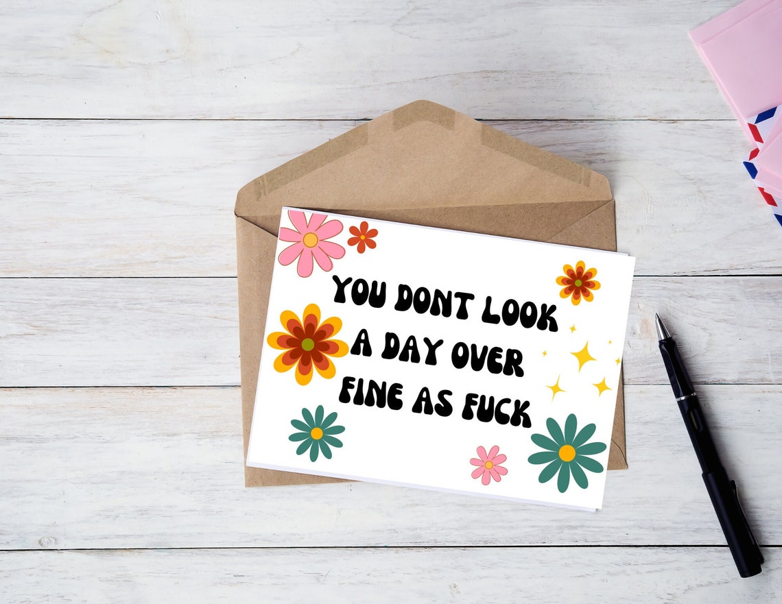 Printable Birthday Card for Her Funny Funny Birthday Card - Etsy