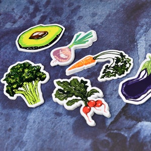 Radish Sticker, Radish Water Bottle Sticker, Radish Laptop Sticker, Waterproof Sticker, Fruit Sticker zdjęcie 6