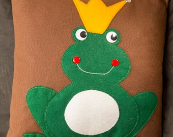 Frog Prince Pillow