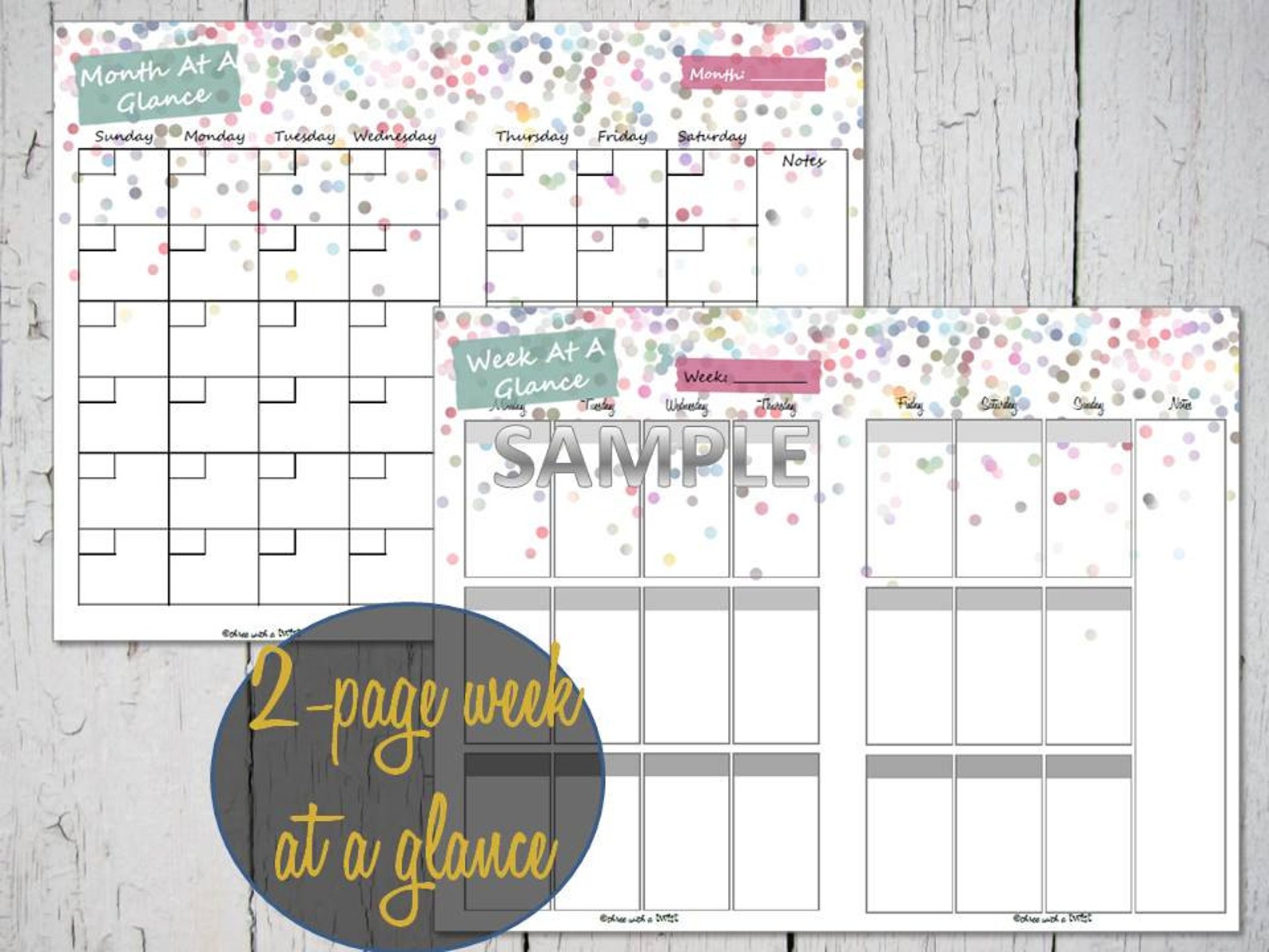 Life Organizer Printables Personal Size 6.75x3.75 Household - Etsy