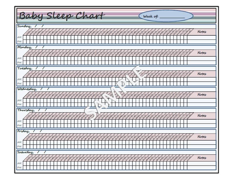 Baby Chart Write In Baby Journal Printable Inserts, Baby Diary, Baby Record, Sleep Chart ...
