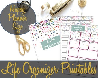 Happy Planner Inserts, Life Organizer Inserts, Life Planner, Household Binder, Household Planner, Mambi Inserts, Happy Planner Printables