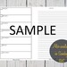 Week With Notes on 2 Pages A5 Printable Inserts Undated - Etsy