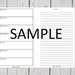 Week With Notes on 2 Pages A5 Printable Inserts Undated - Etsy