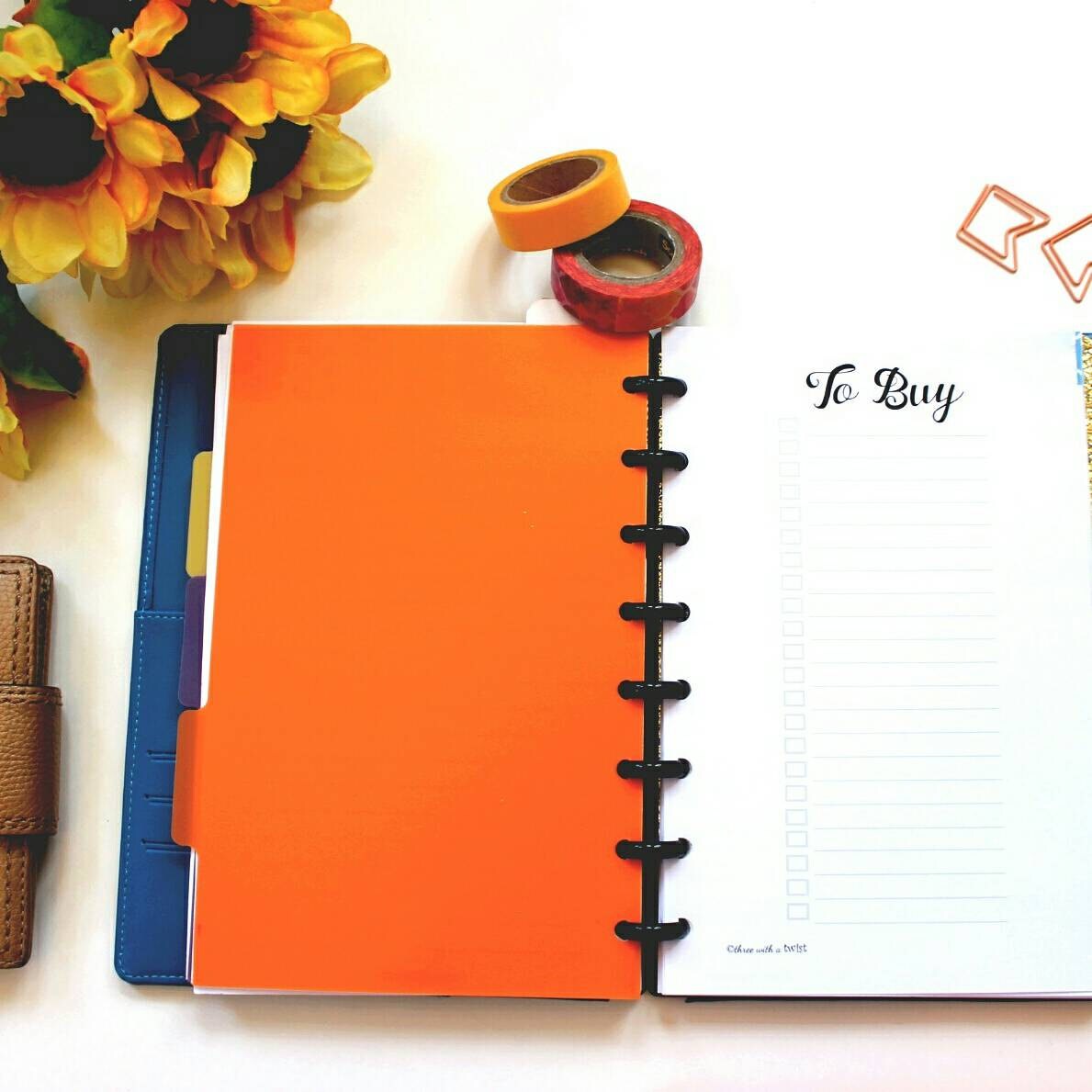 List A5 Inserts A5 Printable Inserts Half Sheet Inserts A5 Etsy