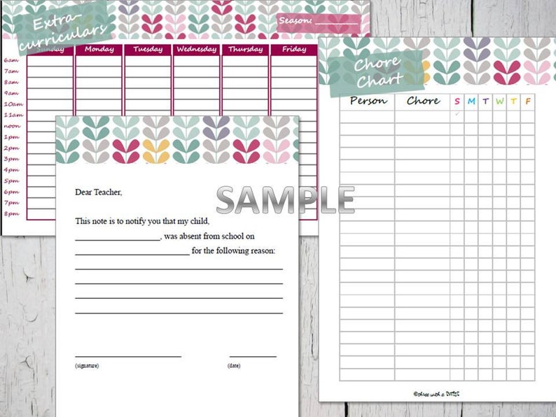 Mom Planner Mom Organizer Mom Calendar to Do Lists Mom Etsy