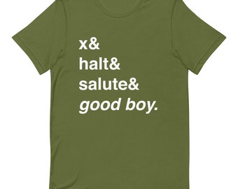 good boy& equestrian tshirt