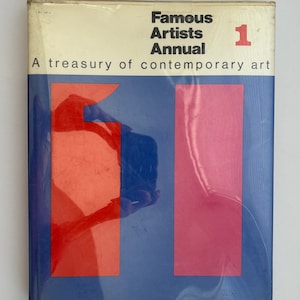 Vintage Famous Artists Annual 1 Coffee Table Book | Original 1977