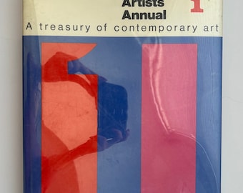 Vintage Famous Artists Annual 1 Coffee Table Book | Original 1977