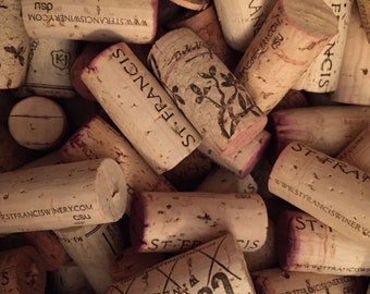 300 used natural Wine Corks