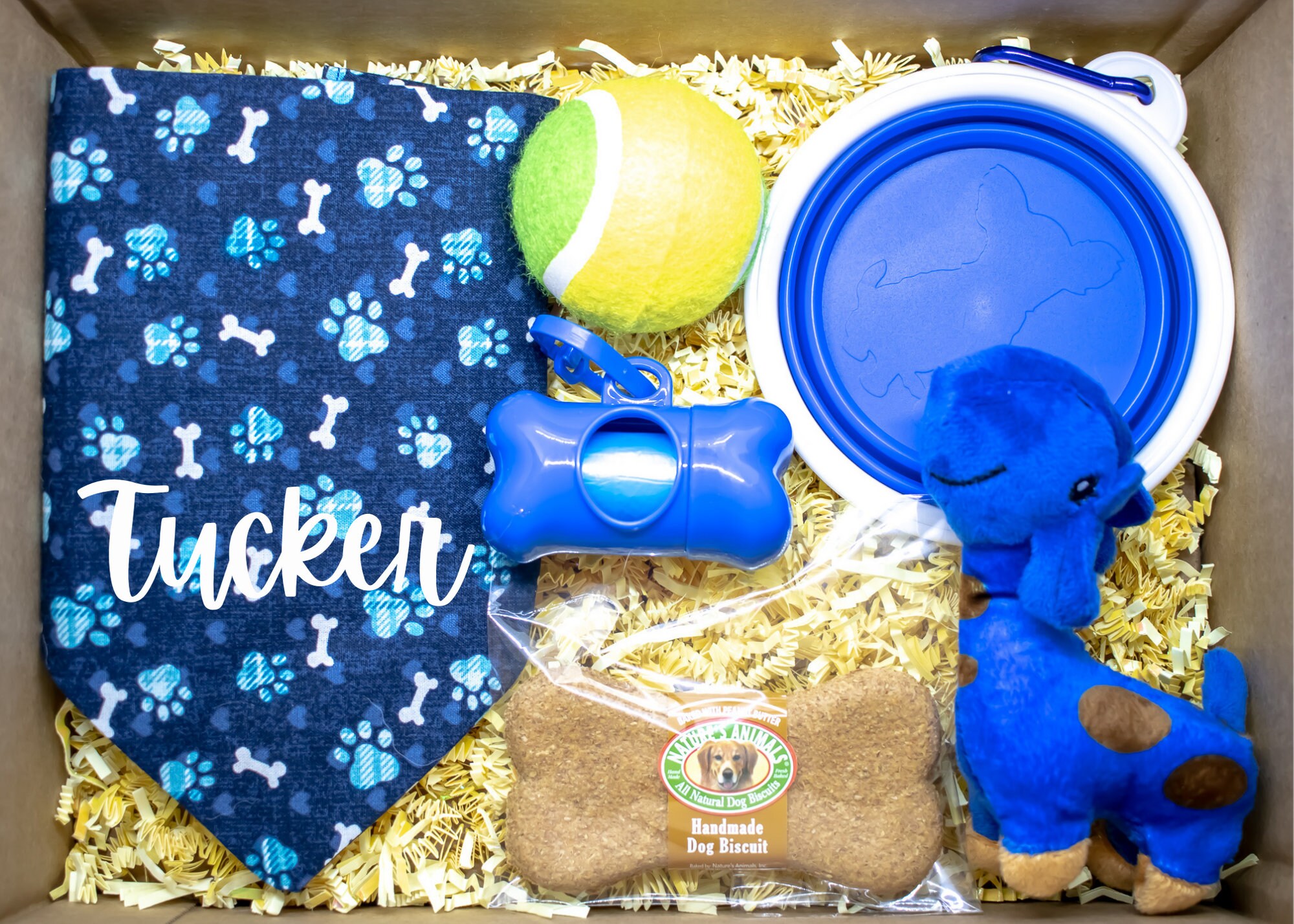 New Puppy Gift Box Dog Adoption Gift New Pet Gift Etsy