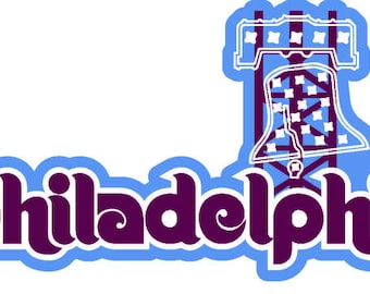 Philadelphia Liberty Bell Magnet: Phillies Colors Souvenir