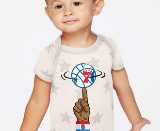 Tyrese Maxey Sixers onesie