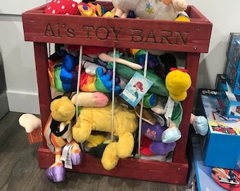 stuffed toy cage