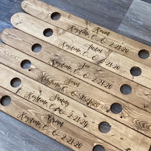 Unique Groomsmen Gift, Bridesmaid Gift, Shot Board Ski, Mini Ski Board for Shots Group Order, Personalized Mini Ski Bulk Order