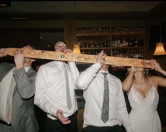 Ski Board For Shots Wedding Guestbook, Ski Board , Rustic Wood Ski Board, Custom Ski Board , Shots Game, Shot Board, Winter Wedding