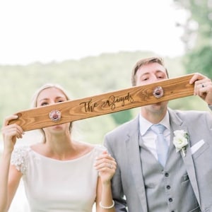 Couples Shot Flight Board, Wedding Shot Board, Mini Ski Board for Shots, Personalized Wood Mini Shot Board, Custom Ski, 2 Person Shot Board