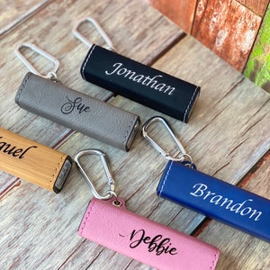 Personalized Power Bank, Power Bank Keychain, Travel Phone Charger Backup, Portable Charger, On The Go Charger, Battery Pack