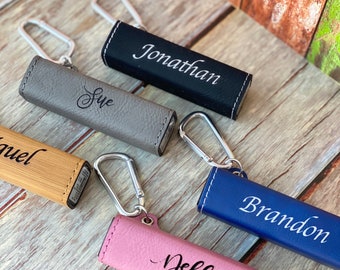 Personalized Power Bank, Power Bank Keychain, Travel Phone Charger Backup, Portable Charger, On The Go Charger, Battery Pack