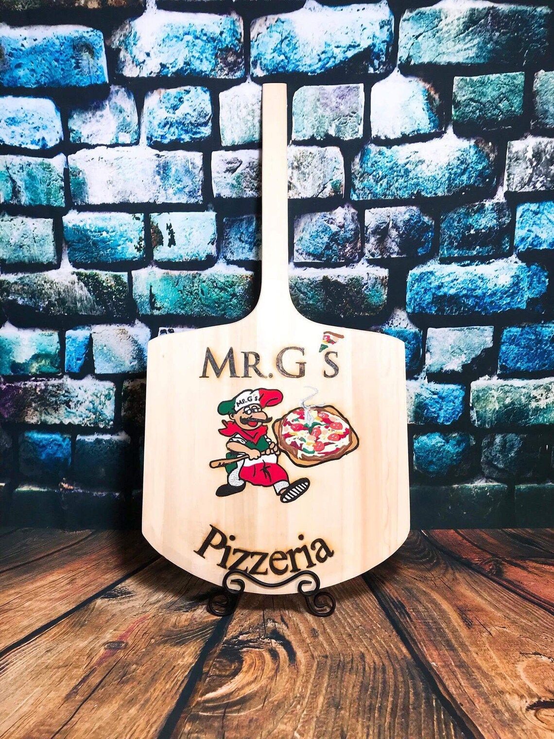 Pizza Peel Personalized Pizza Peel Custom Pizza Peel Pizza Etsy