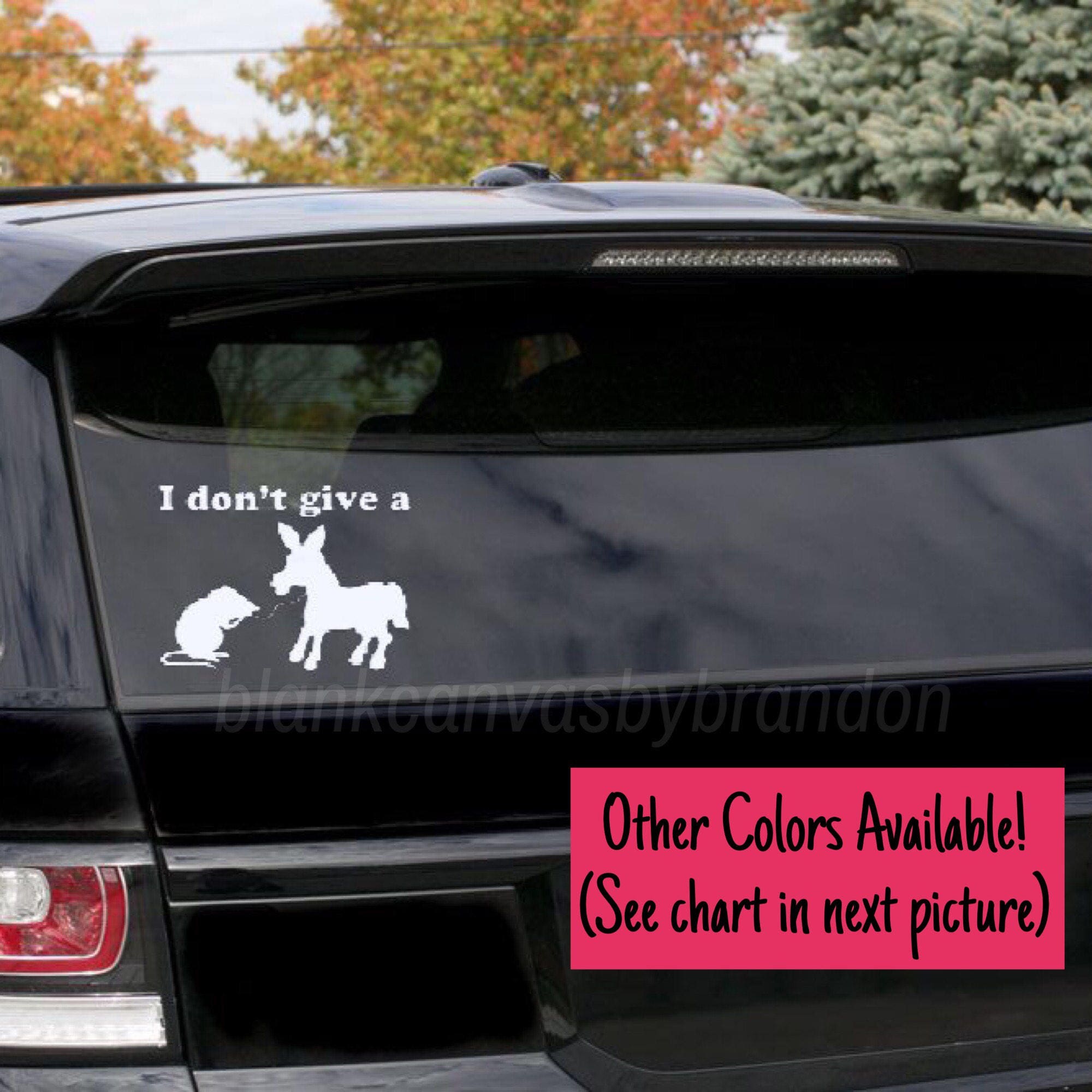 llama car decal