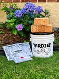 Yardzee, Yard Dice Game, Lawn Game Yard Games, Wedding Reception Game, BBQ Games, Family Fun *Bucket, Score Sheets & Marker Included*