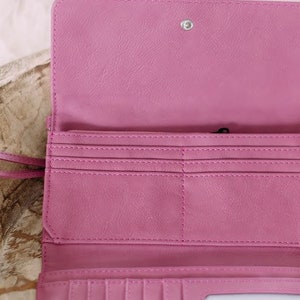 Clutch Wallet, Photo on a Wallet, Custom Leatherette Wallet, Mothers Day Gift, Gift for Grandma, My Photograph on a Wallet, Gift for Her image 3