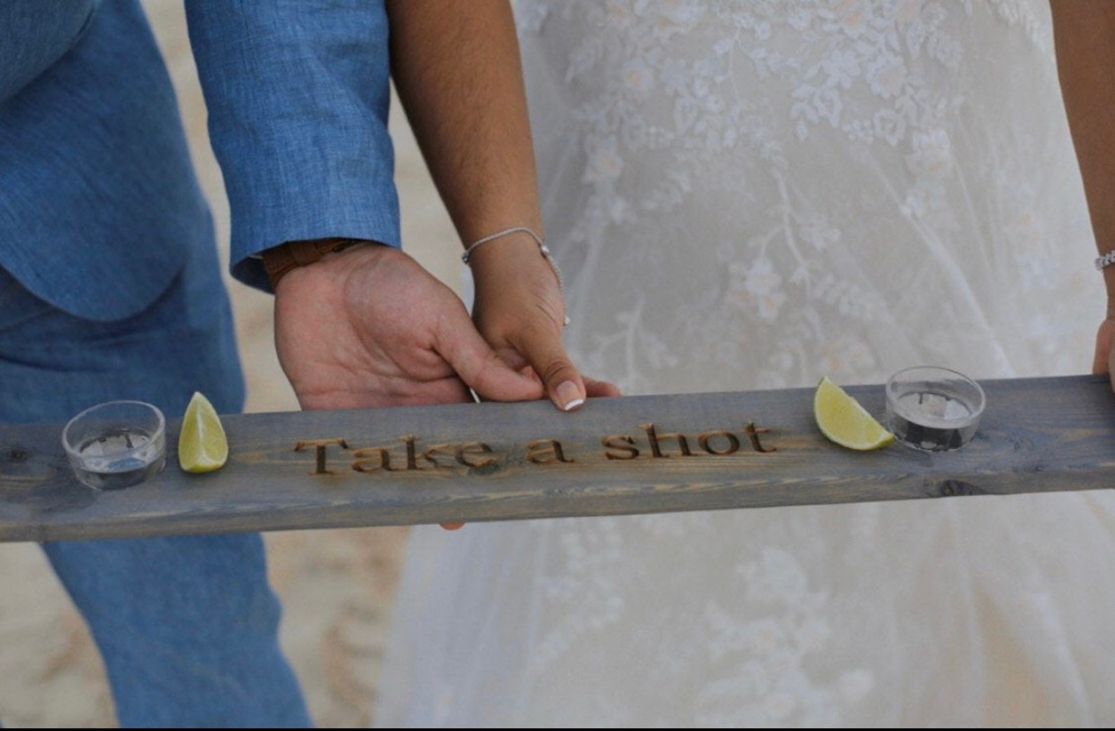 Wedding Shot Board Wedding Prop Idea Bride and Groom Shot Etsy