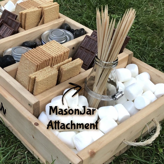 Home & Living camping supplies bonfire party compartment wood box S ...