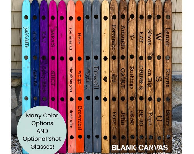Ski Board For Shots, Personalized Ski Board, Wedding Shot Board Ski, Custom Shot Board Ski, Wedding Gift Ski Shot, Bachelorette Party
