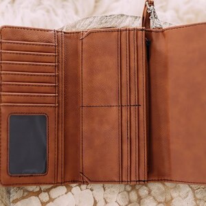 Clutch Wallet, Photo on a Wallet, Custom Leatherette Wallet, Mothers Day Gift, Gift for Grandma, My Photograph on a Wallet, Gift for Her image 4