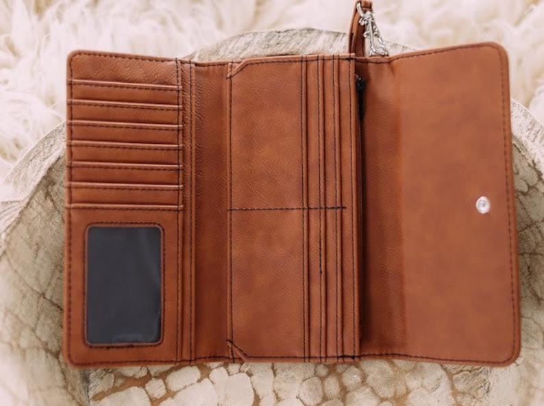 Clutch Wallet, Photo on a Wallet, Custom Leatherette Wallet, Mothers Day Gift, Gift for Grandma, My Photograph on a Wallet, Gift for Her image 4