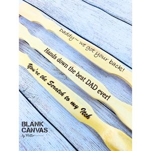 Custom Backscratcher, Personalized Back Scratcher, Fathers Day Gift, Backscratcher, Engraved Backscratcher
