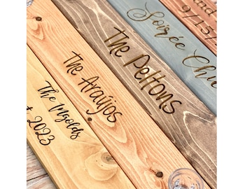 Tabla de vuelo para fotos de boda en pareja, tabla de fotos, mini tabla de esquí para fotos, mini tabla de madera personalizada, esquí personalizado, tabla de fotos para 2 personas
