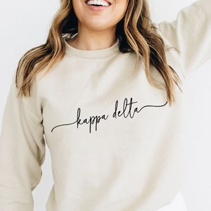 Official KAPPA DELTA Lightweight Sweatshirt, Sorority Merch, Kappa Delta Merch, Sorority Sweatshirt, Greek Life Merch, Bid Day Gift