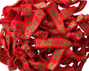 Official ALPHA CHI OMEGA Elastic Hair Ties!