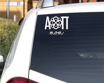 Official ALPHA OMICRON PI Mom Car Decal