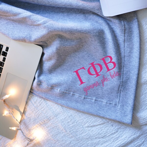 Official GAMMA PHI BETA Sorority Blanket
