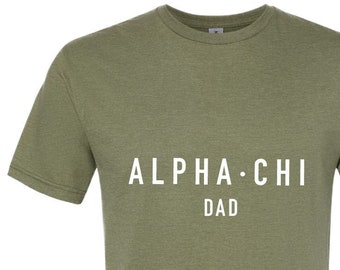 alpha chi omega dad shirt