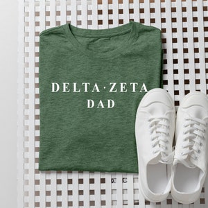 Official DELTA ZETA Dad Shirt, Sorority Dad Merch, Delta Zeta Dad Merch, Sorority Gift Idea, Delta Zeta Dad T-Shirt, Delta Zeta Dad Gift