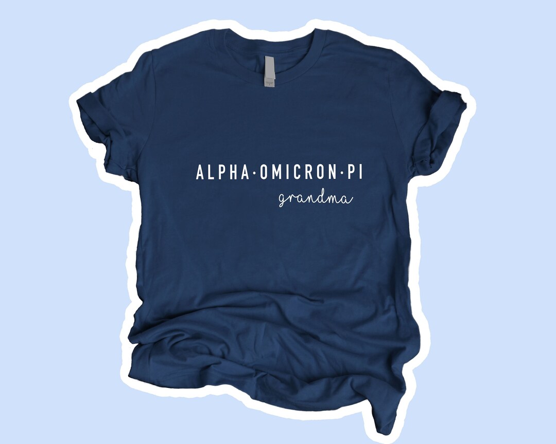 Camisa de la abuela Alpha Omicron Pi Alpha Omicron Pi Merch Etsy España