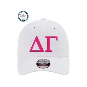 Official DELTA GAMMA Embroidered Performance Baseball Cap, Delta Gamma Hat, Sorority Merch, Delta Gamma Merch, Delta Gamma Gift, DG Hat