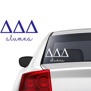 Official TRI DELTA Car Decal