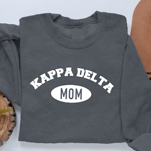 Official KAPPA DELTA MOM Sweatshirt, Kappa Delta Merch, Sorority Mom Sweatshirt, Greek Life Merch, Kappa Delta Mom Gift, Sorority Mom Merch