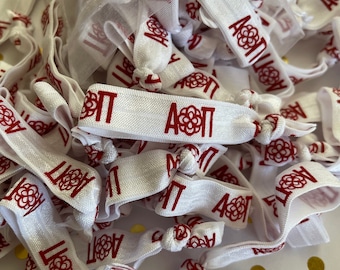 Official ALPHA OMICRON PI Elastic Hair Ties!