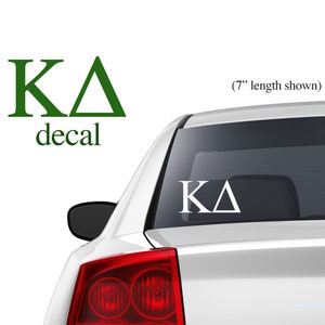 Offizielle KAPPA DELTA Auto Aufkleber, Sorority Merch, Kappa Delta Merch, Sorority Aufkleber, Kappa Delta Geschenkideen, Sorority Geschenkideen