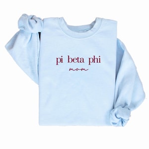 Official PI BETA PHI Mom Embroidered Sweatshirt