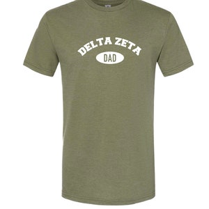 Official DELTA ZETA Dad Shirt, Sorority Dad Merch, Delta Zeta Dad Merch, Sorority Gift Idea, Delta Zeta Dad T-Shirt, Delta Zeta Dad Gift