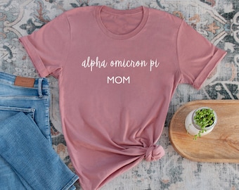 Official ALPHA OMICRON PI Mom Shirt