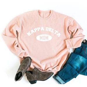 Official KAPPA DELTA MOM Sweatshirt, Kappa Delta Merch, Sorority Mom Sweatshirt, Greek Life Merch, Kappa Delta Mom Gift, Sorority Mom Merch